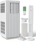 8000 BTU Portable Air Conditioner, 3-in-1 Cooling, Dehumidifying & Fan for Rooms Up to 350 Sq. Ft | Quiet Sleep Mode