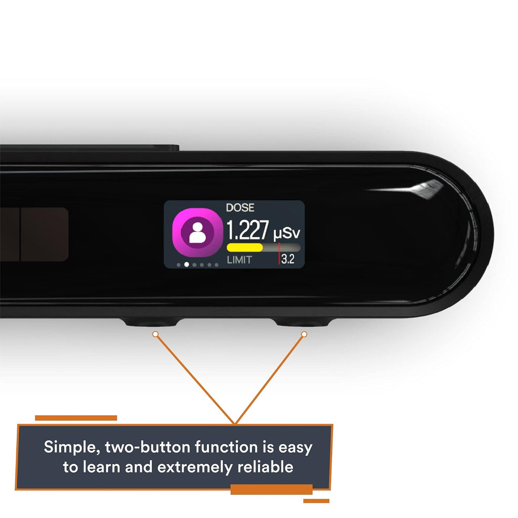 Geiger-2 Portable Digital Nuclear Radiation Detector Dosimeter | Compact digital dosimeter. Detects beta, gamma, and