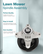 SCITOO Mower Spindle w/Bolt Replacement for MTD Rzt Models with 42 Decks