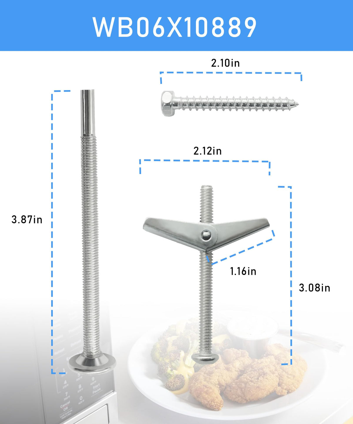 WB06X10889 Microwave Hanging Mounting Kit