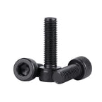 M5 x 20mm(30 Pack) Hex Socket Head Cap Screws Bolts, Black Oxide 304 Stainless Steel 18-8, Hex Drive, Bright Finish Fully Machine Thread