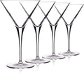 Crescendo Martini Glasses, 10 Oz - Clear, Set of 4