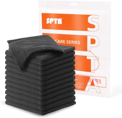 Microfiber Cleaning Towel, Microfiber Cleaning Cloth for Car Washing, 12 Pack Streak-Free, Ultra Absorbent, Washable