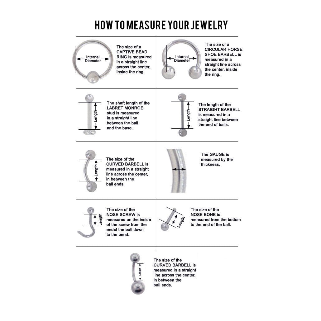 Body Piercing Kit 14G 16G 18G Body Jewelry Forceps Needles (Belly)