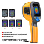 HT-04D Thermal Imaging Camera, 160 x 120 IR Resolution/19200 Pixels, 25Hz Refresh Rate, Portable Handheld Infrared Thermal Imager with Laser Pointer, -4°F~1022°F Temperature Range 2.8in Screen
