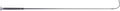 Comfort Dressage Whip - Black-43 inches / 110 cm