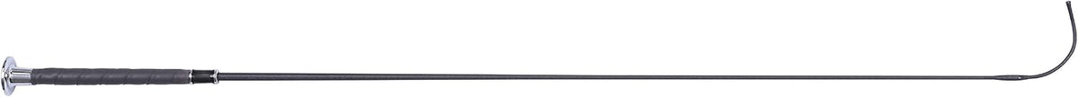 Comfort Dressage Whip - Black-43 inches / 110 cm