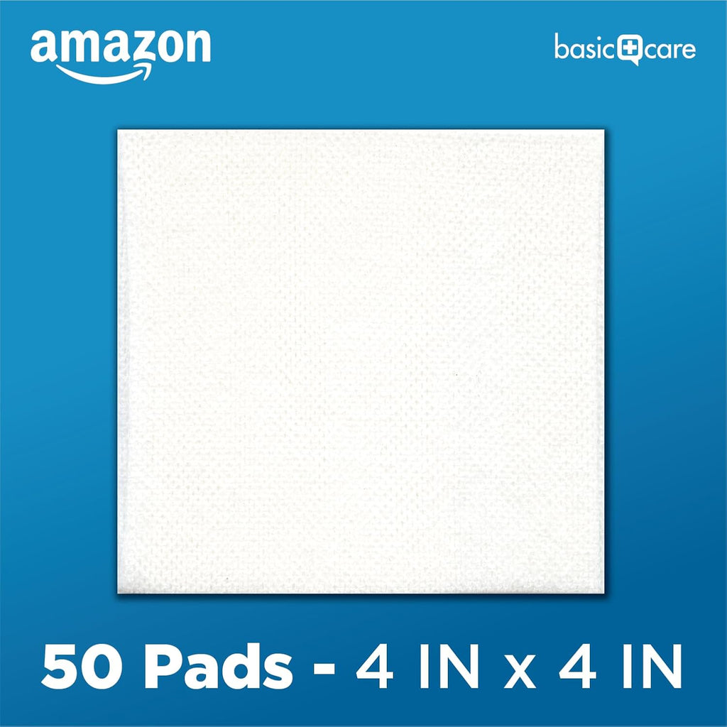 Gauze Pads, 4x4" Sterile Medical Wound Dressing Sponges, 12-Ply, Extra Absorbent, for Cleaning, Covering & Cushioning