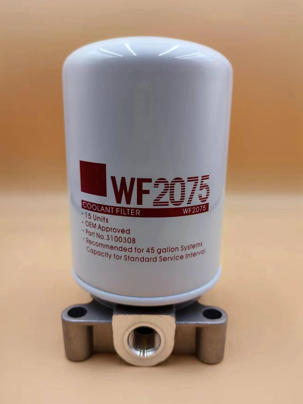 WF2075 DCA4 Water Coolant Filter With Base Thread Size 11/16-16 UN-2B