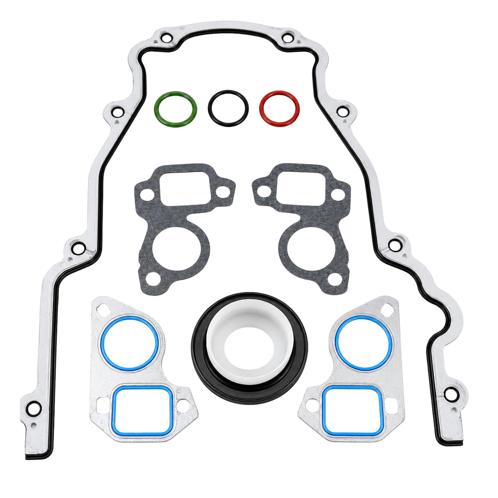 AUTO OCCASION Engine Timing Cover Gasket Set for Chevy