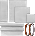 8 Pcs Heat Press Pillow Bundle, Teflon Heat Transfer Pad, Heat Resistant Mat Set Include 4 Heat Pressing Pillow 2