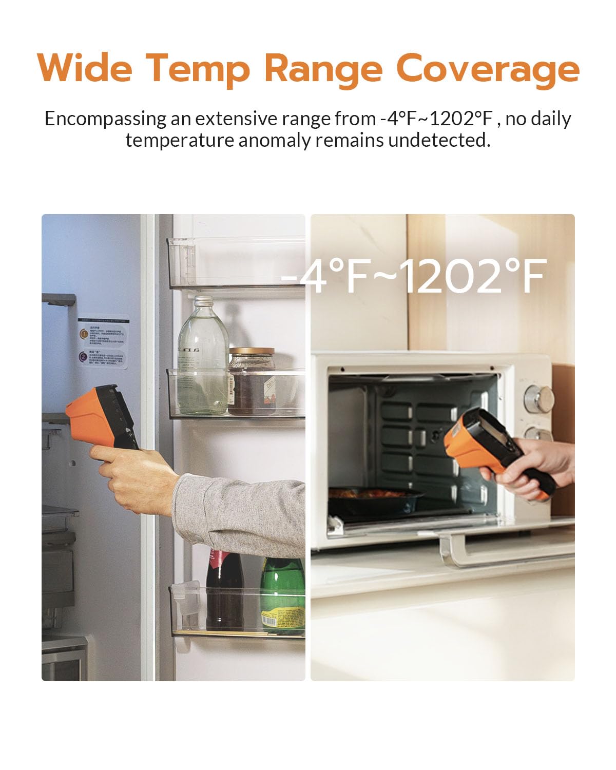 GT14S Thermal Imaging Camera with Edge Enhancement, Thermometer Mode