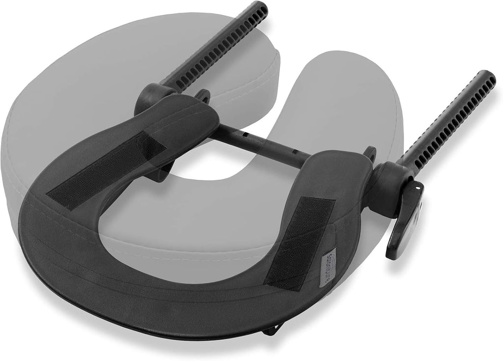 Adjustable Massage Table Face Cradle and Pillow 3" Foam - Black