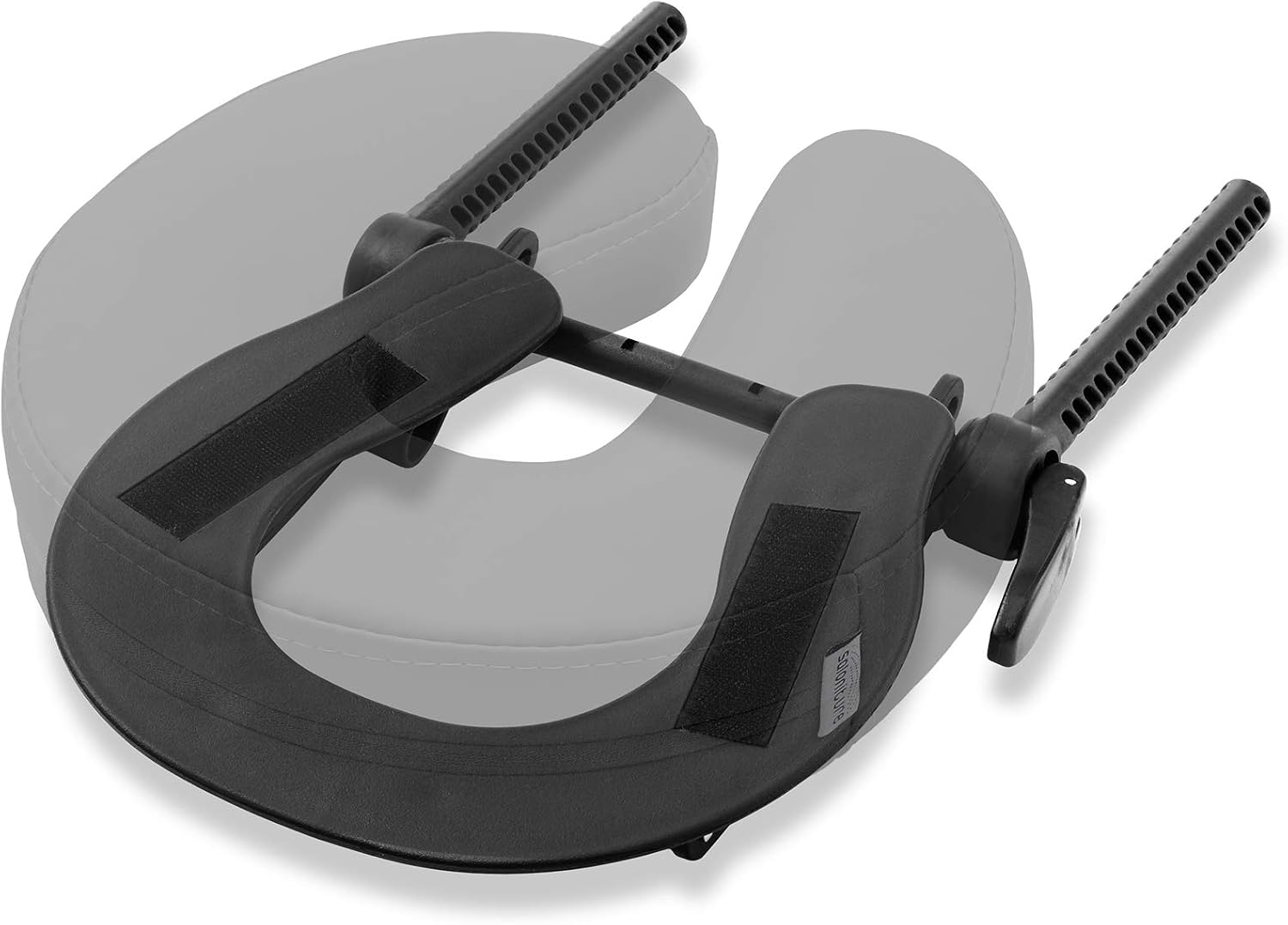 Adjustable Massage Table Face Cradle and Pillow 3" Foam - Black