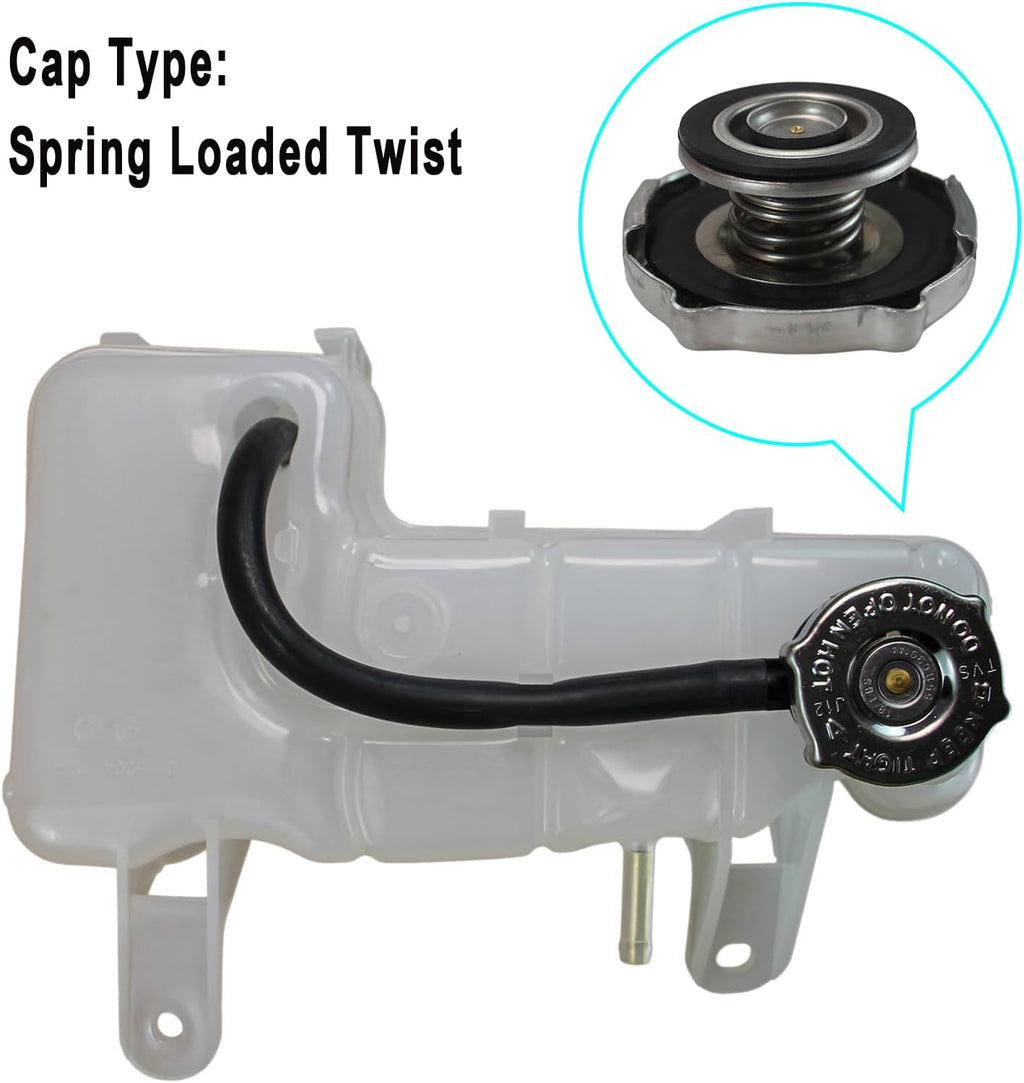 603-056 Engine Coolant Reservoir Tank with Cap Compatible with 2005 - 2010 Chrysler 300 | 2008 - 2010 Dodge Challenger, 2006 - 2010 Dodge Charger, 2005 - 2008 Dodge Magnum Replaces# 4596466AF