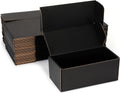 Black Shipping Boxes 10x4x4 Inches, 20 Pack