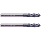 2Pcs 3/16" 4 Flute 90 Degree Solid Carbide Drill Mill - AlTiN Coated