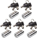 Candy Machine Key, High Security Vending Machine Lock and Key (Keyed Alike), 5-Pack Soda Machinee Locks Pick Tubular