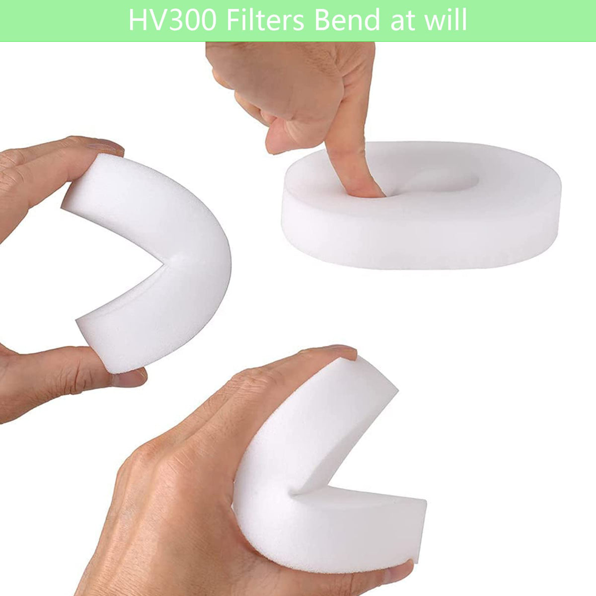 10 Pack HV300 HV301 HV302 CS110 Vacuum Filter Replacement for Shark Rocket