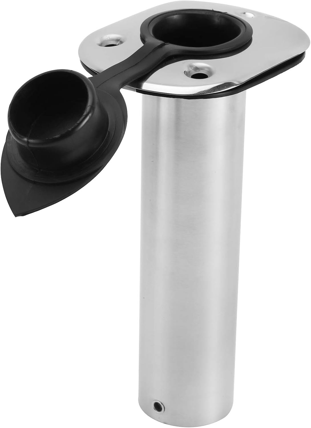 YaeMarine 4Pcs Stainless Steel Rod Holders with Rubber Cap, Liner, Gasket