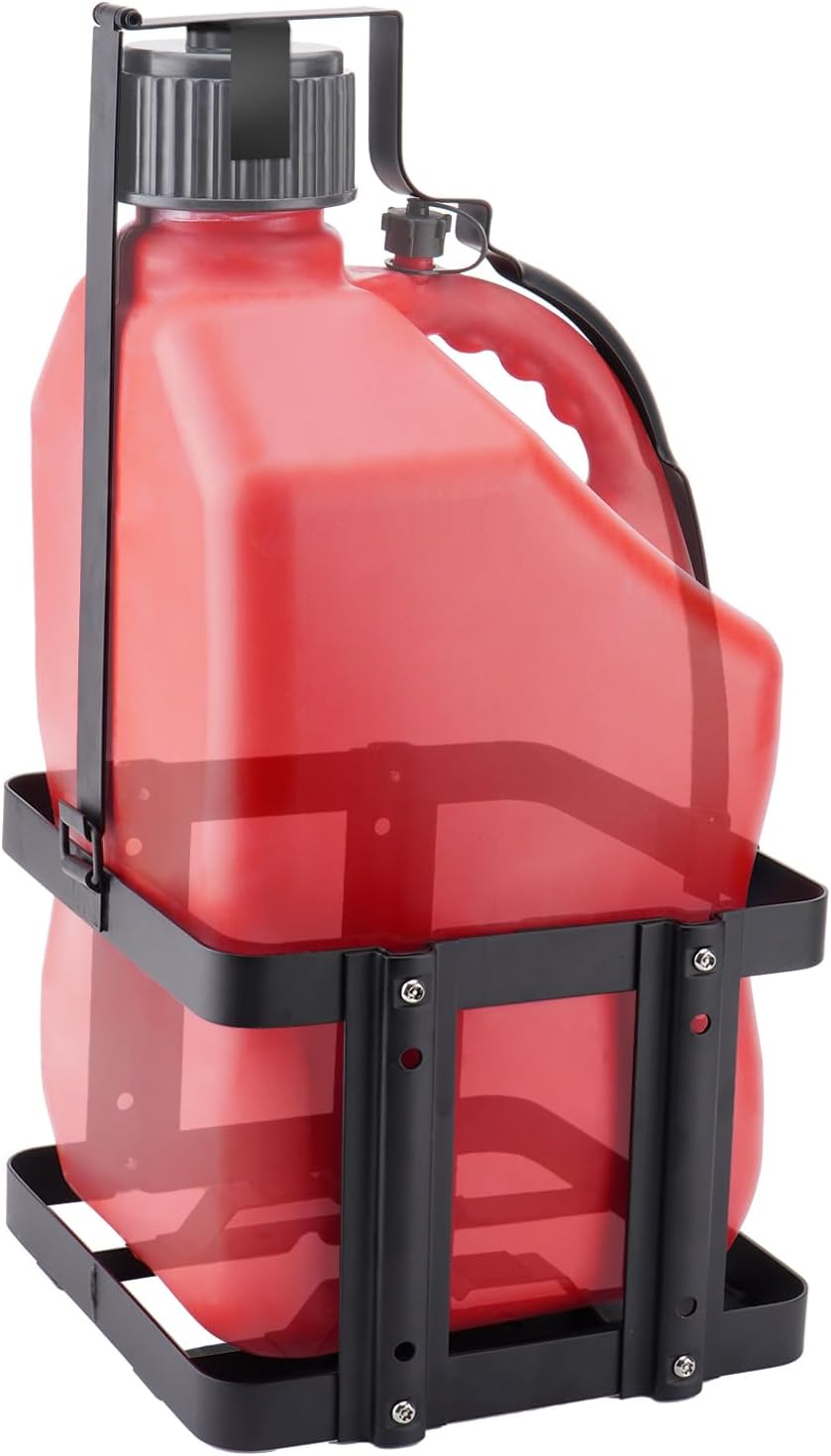 Fuel Jug Container Holder Mount, 1 Pack | Gas Can 5 Gallon Holder Rack, Mouting Bracket Compatible with VP Racing Can