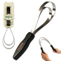 Double-Layer Metal Shedding Blade for Horses Solid Wood Handle