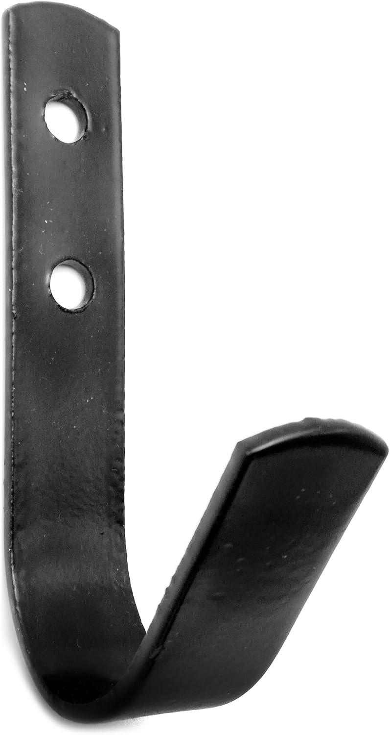 Steel Horse Stable Bridle Hangers Tack Room Hooks Black 5 Pack