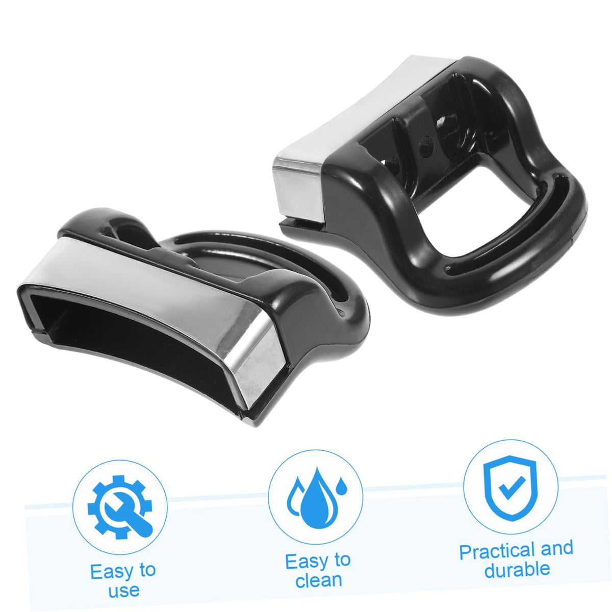 2pcs Pressure Cooker Side Handles Replacement Parts, 3 Hole