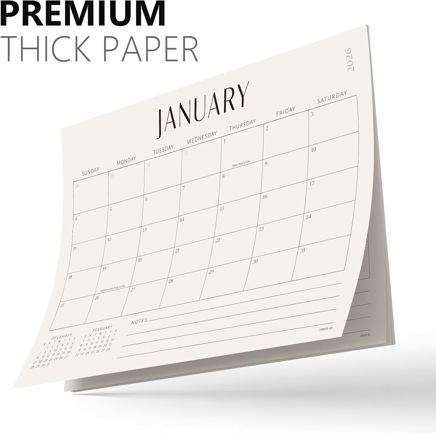 Desk Calendar 2026 - 2027 with Desktop Mat, Desk Pad Calendar From July 2026 to December 2027 14x10.5 inch, Desk