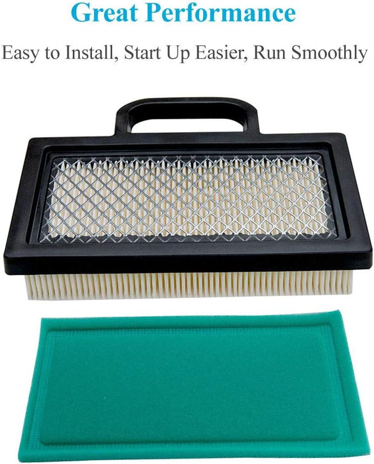 499486S 698754 Air Filter, Compatible with 499486 Lawn Mower Air Filter Cartridge, Compatible with 18-26 HP Intek V-Twins Engine Air cleaner