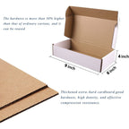 Shipping Boxes, 20Pcs White 9x6x4in Corrugated Cardboard Box