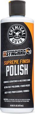 InSynchro V45 Medium Cut Car Polish for Paint Defects, 16 oz | Medium-cut polish refines light scratches, swirls and