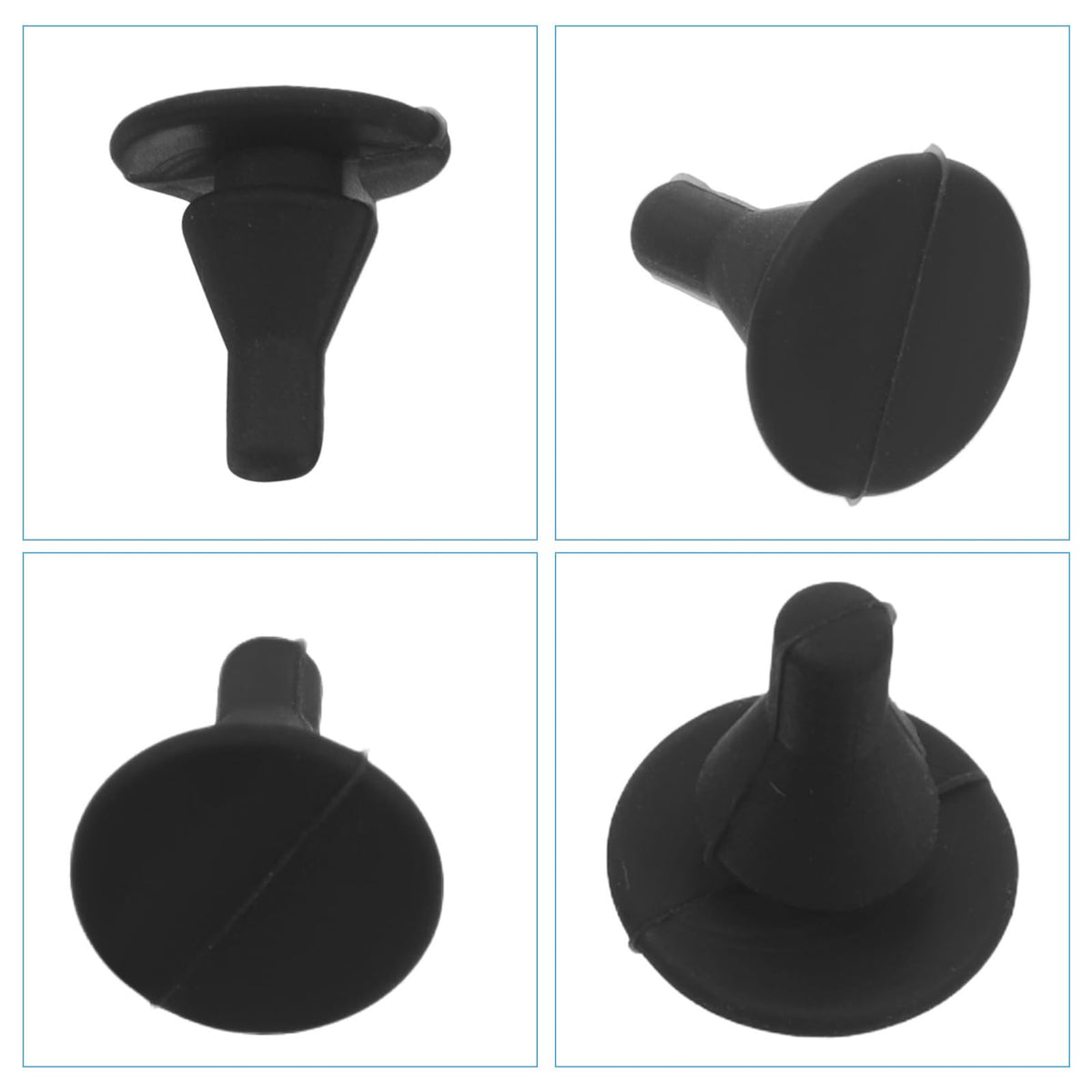 8pcs Black Silicone Bumper Feet for Slow Cooker Replacement