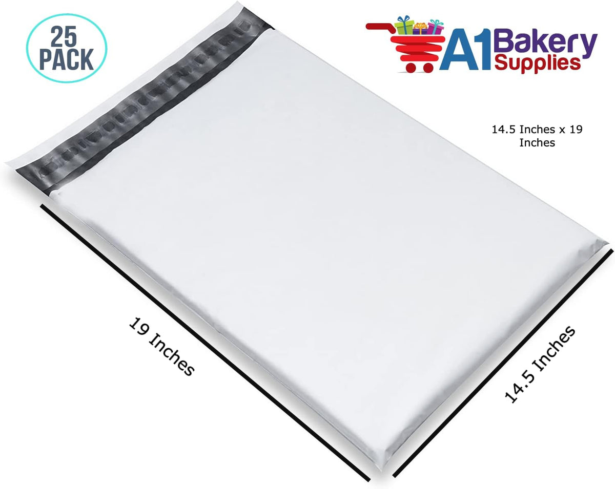 White Poly Mailers Self adhesive Shipping Envelopes, Waterproof, and Tear-resistant for clothing, books, and