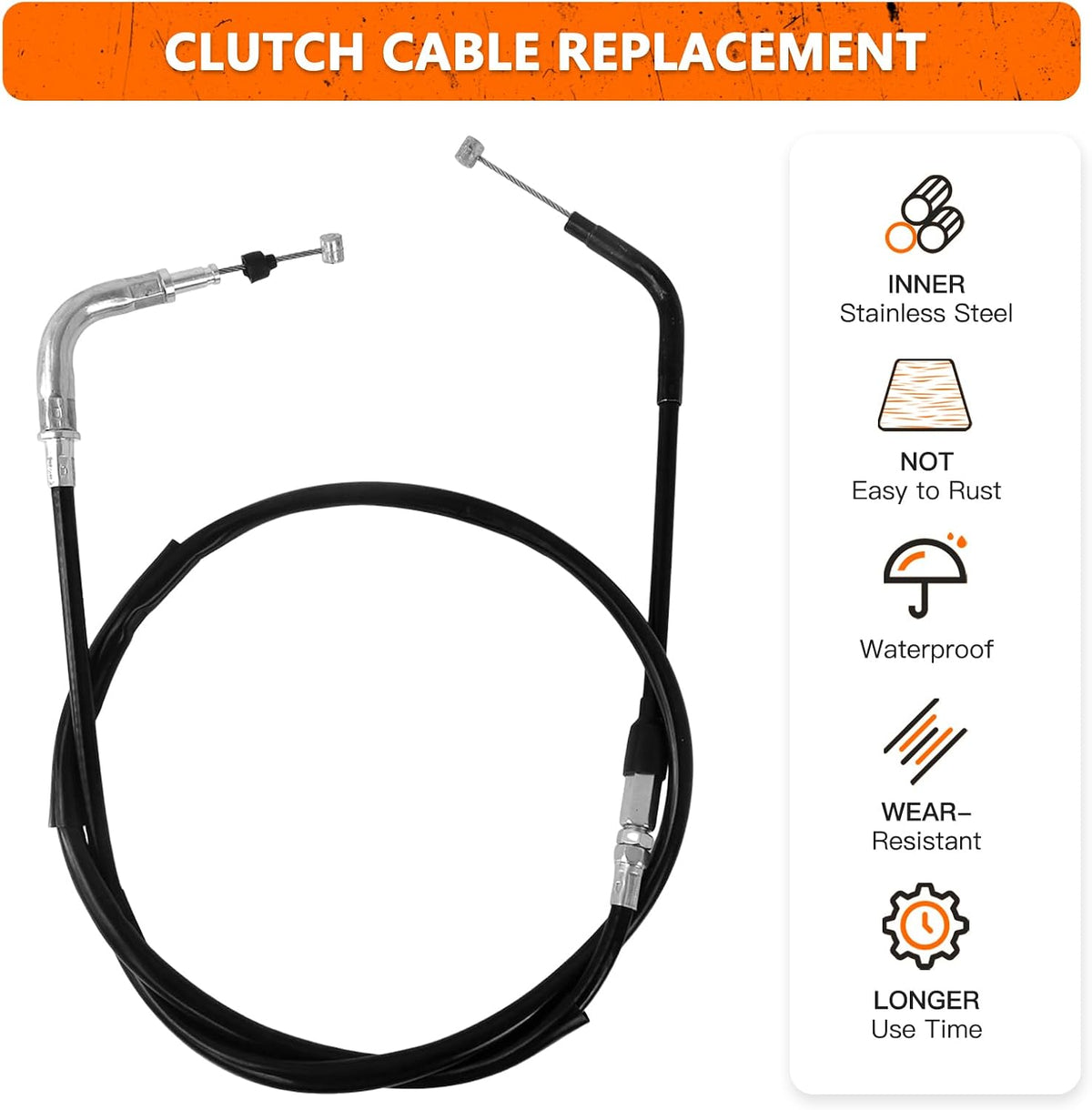 Clutch Cable Replacement for Suzuki LTZ400 Replaces 58200-07G00