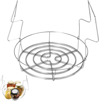 Canning Rack, Steamer Rack Stainless Steel Canning Rack Water Bath Canner Rack with Handles Wire Canner Rack Water