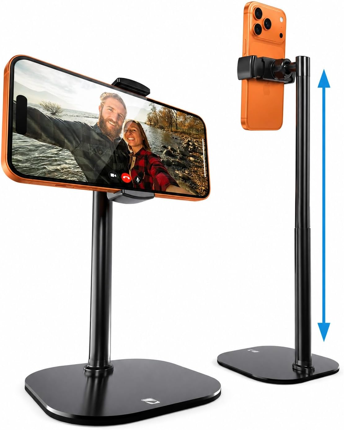 ChatStand, Adjustable Cell Phone Stand for Desk, Phone Stand for Recording, iPhone Holder for Filming, Small iPhone
