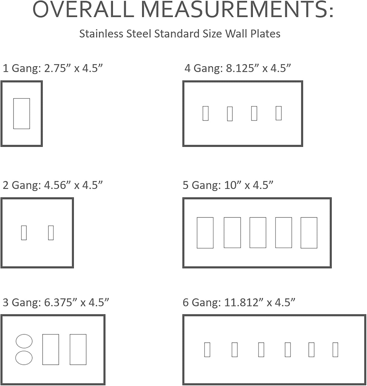 Legrand Pass & Seymour SS771 Stainless Steel Type 302/304 Wall Plate, 1 Gang, One Vertical Louvered Opening, Stainless (1 Count)