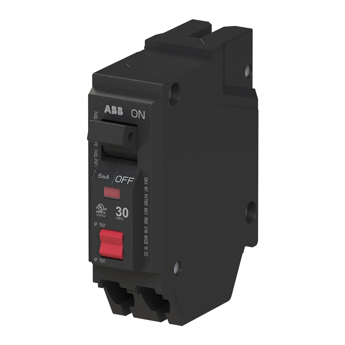 ABB Q-Line THQL1130PGFT • Ground Fault Circuit Breaker • 30 Amp Single Pole