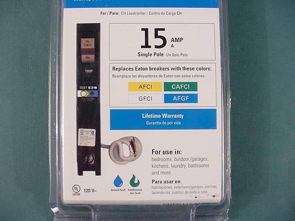 All-In-one Breaker 15 Amp single pole CHFN115A1CS