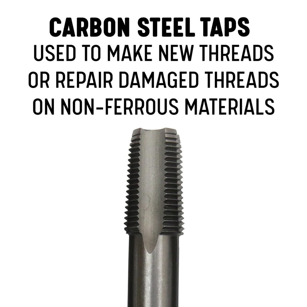 Drill America 3"-8 NPT Pipe Tap Tap, Carbon Steel, DWTPT Series