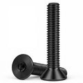 3/8-16 x 2 Flat Head Socket Cap Screws Countersunk Bolts Countersunk Bolts, Alloy Steel Grade 10.9, Fully Threaded, Black Oxide, 20 PCS