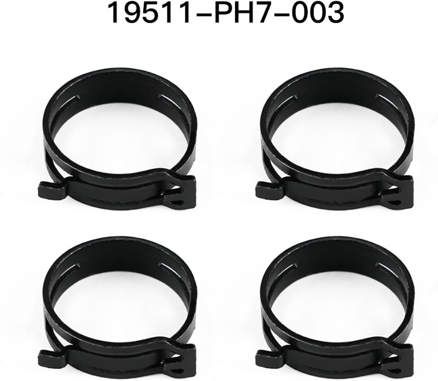 4 pcs Upper & Lower Radiator Hose Clamps Kit 19511-PH7-003 | Compatible with Honda Civic 2006-2011 Accord CR-V