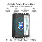 96W Dimmable LED Driver Power Supply 24VDC Transformer,5-in-1