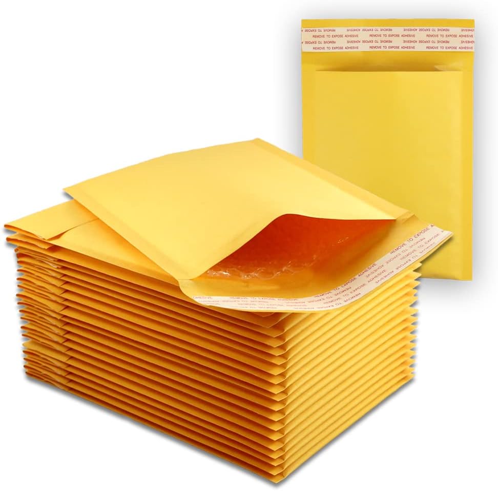 10 EcoSwift 14.25 x 20 Kraft Bubble Mailers Size #7 Self Sealing Bulk Padded Shipping Supplies Packaging Materials