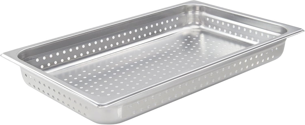 11.8 qt Full Size 2 1/2" Perforated Stainless Steel Steam Table Pan