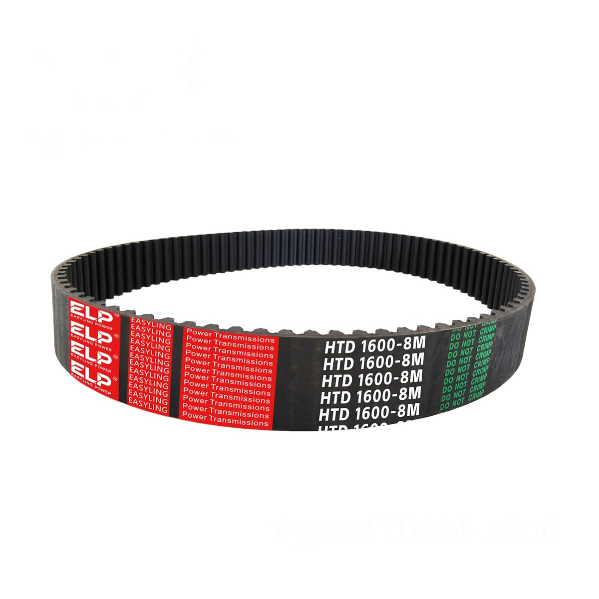 EASYLING Power 1600-8M-20 Endless Loop Rubber 8M Synchronous Belt