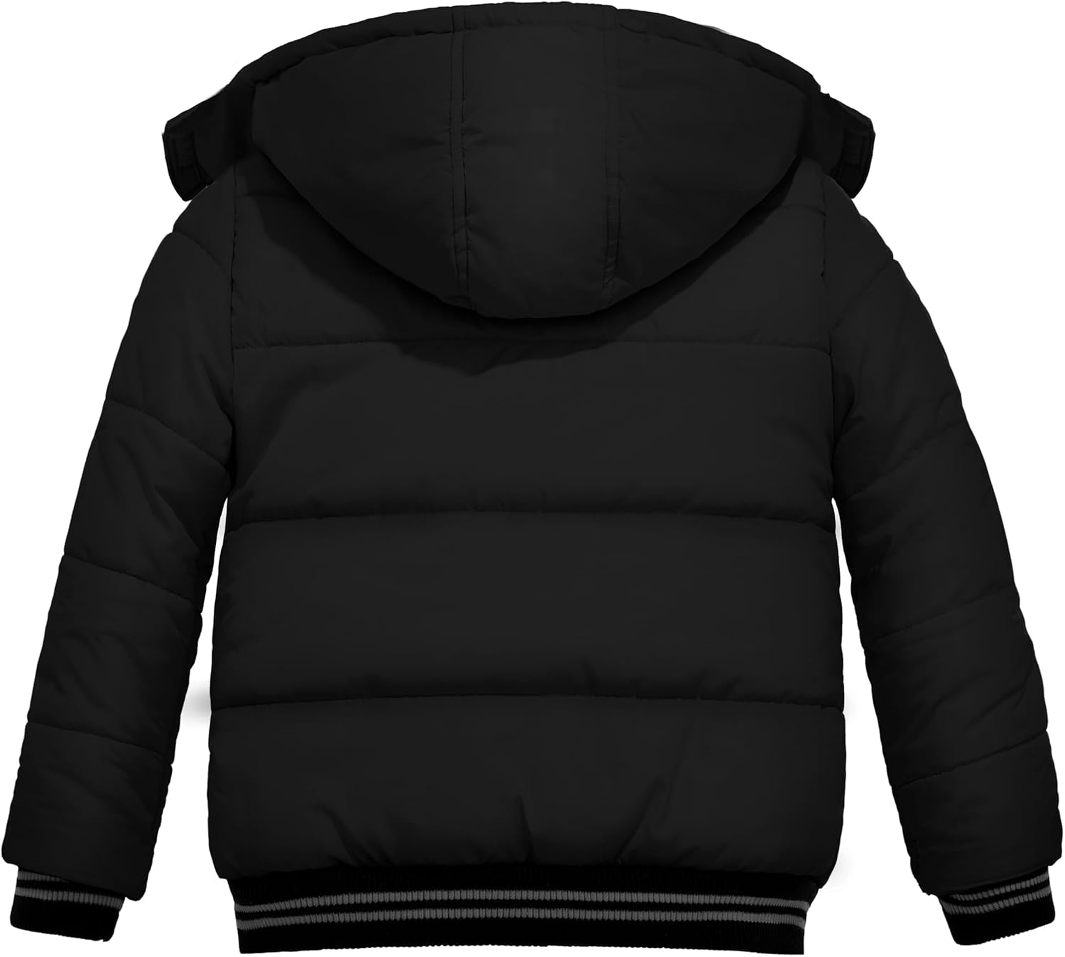 Boys' Winter Coat Waterproof Puffer Jacket with Removable Hood | 5000mm Waterproof,Windproof,Fleece-Lined,Machine