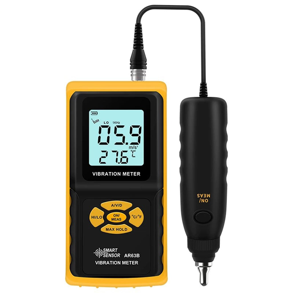 AR63B 3-in-1 Digital Vibration Meter Vibrometer