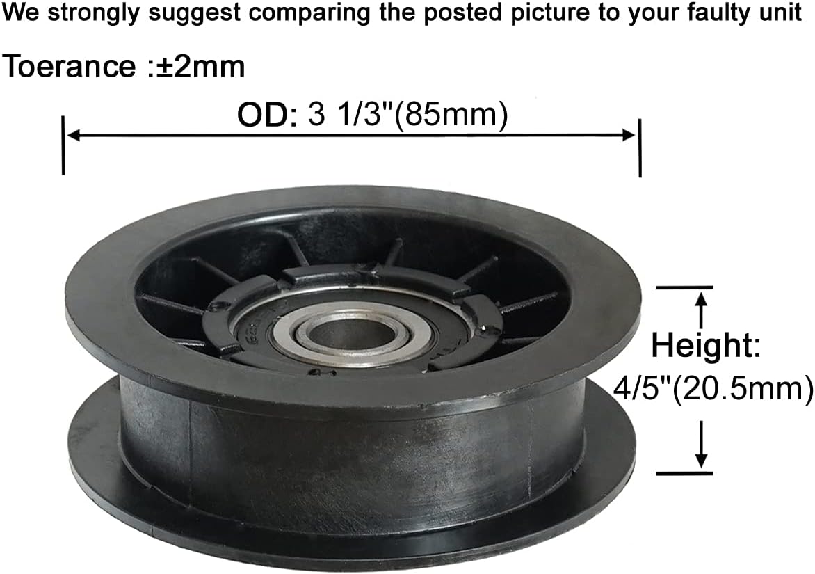 q&p Idler Pulley Replace Murray 91179